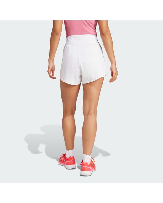 Pantalón Corto Tennis Climacool Match Adidas de color White