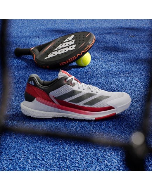 Adidas Red Crazyquick Boost Padel Shoes for men