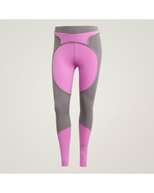 Adidas Pink By Stella Mccartney Two-Tone Leggings