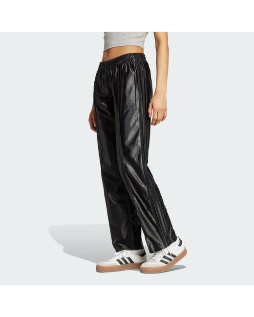Adidas Black Firebird Low Rise Track Tracksuit Bottoms