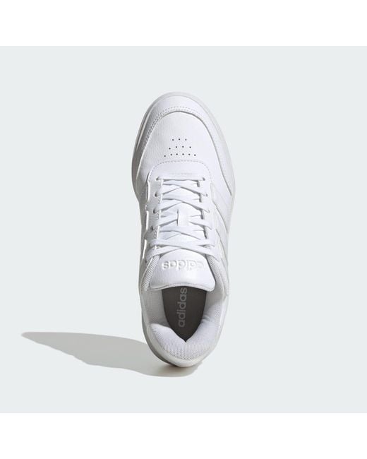 Adidas White Courtblock Bold Shoes