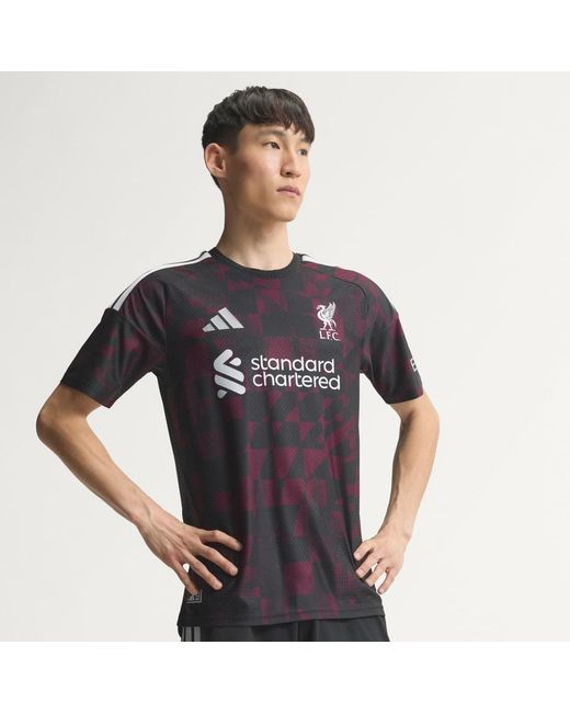 Adidas Black Liverpool Fc 26/27 Third Jersey Authentic for men