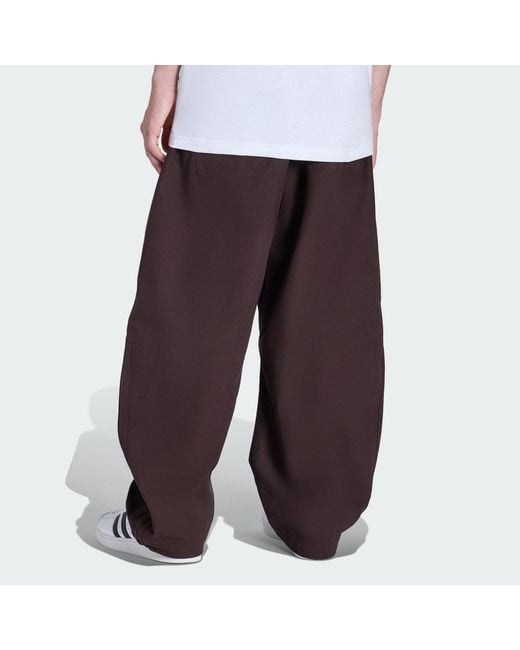 Adidas Brown Originals Canvas Cargo Workpant Pants for men