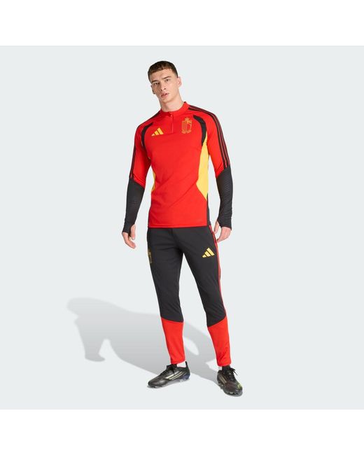 Adidas Red Belgium 26 Tiro Training Pants for men
