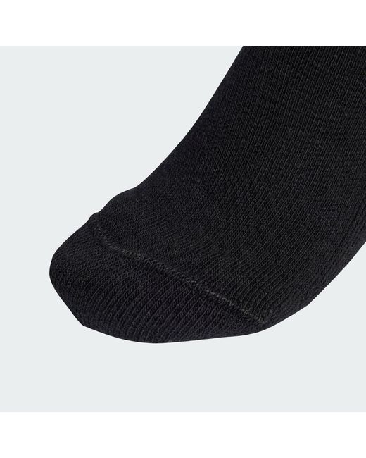 Adidas Black Linear Cushioned Crew Sock 10 Pair Pack