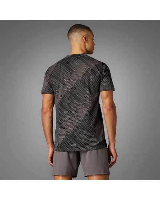 T-shirt Designed for Training HIIT Workout HEAT.RDY Print di Adidas in Gray da Uomo