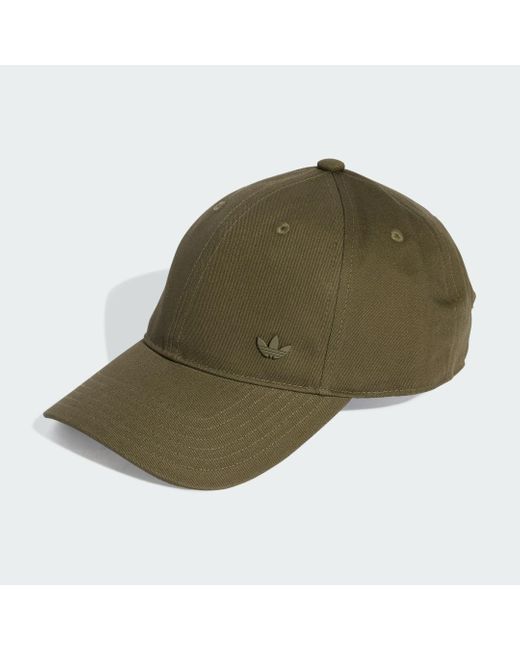 Adidas Green Everyday Icons Cap With Tonal Metal Trefoil
