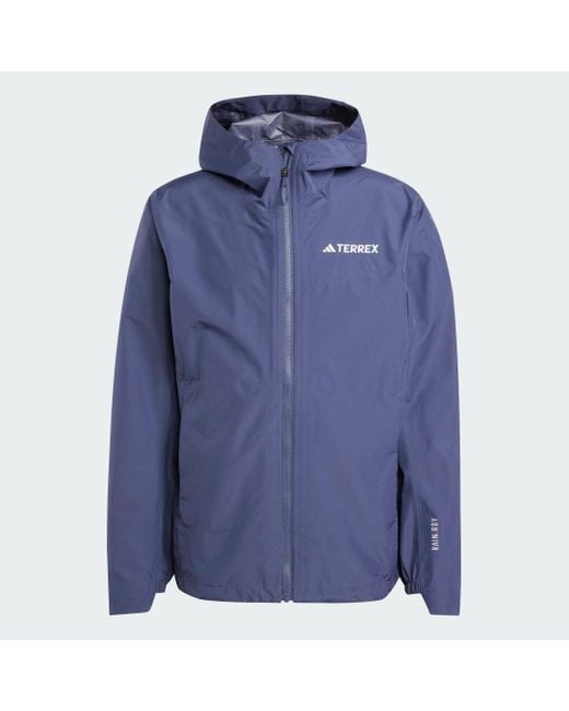 Giacca Terrex Multi 2.5L Rain.Rdy di Adidas in Blue da Uomo