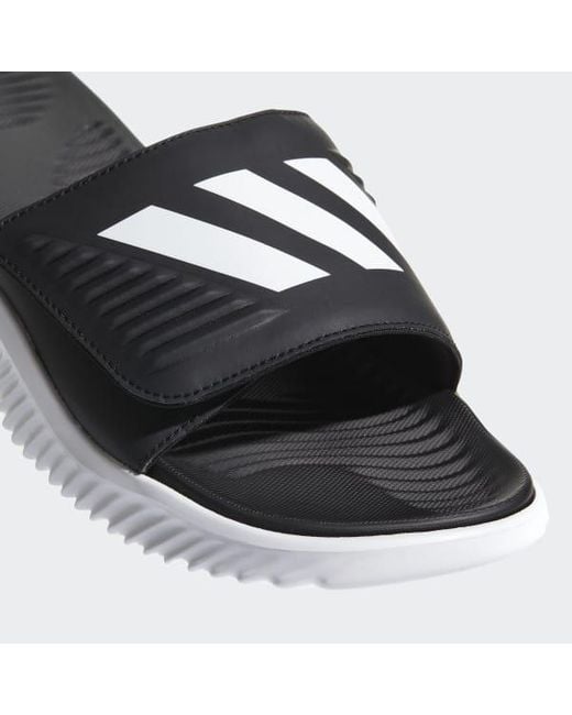 men's adidas swim alphabounce basketball slides