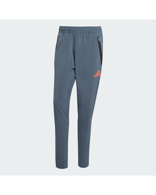Adidas Blue Fc Bayern Tiro 25 Competition Vis Tech Travel Pants for men