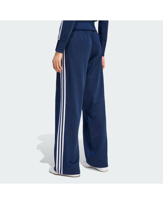 Adidas Blue Firebird Loose Track Tracksuit Bottoms