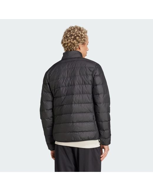 Adidas Gray Essentials Lite Down Jacket for men