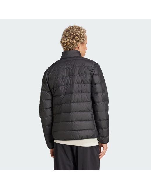 Adidas Gray Essentials Lite Down Jacket for men