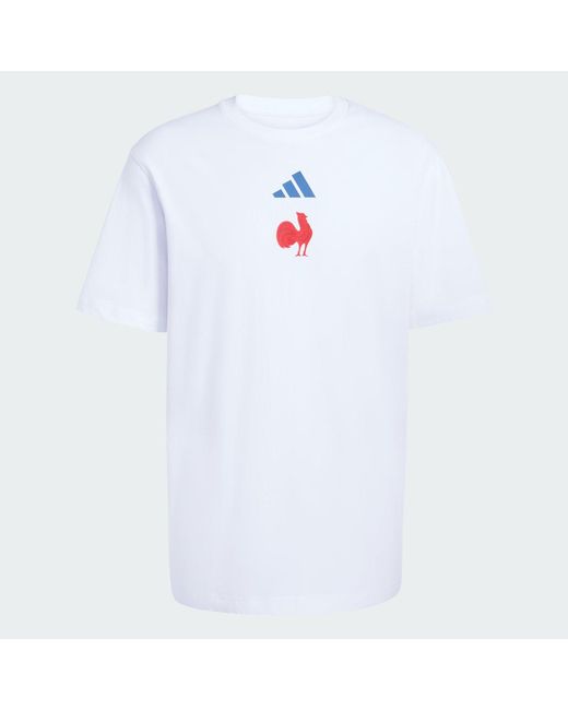Adidas White Ffr T-Shirt-Shirt for men