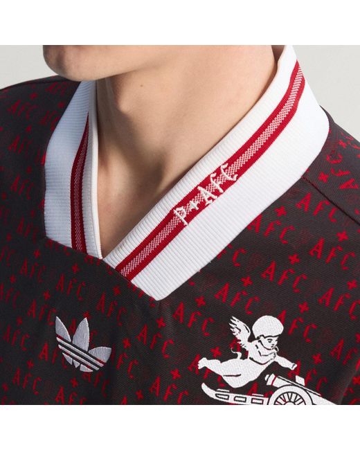 adidas Arsenal Fc Places+Faces Lifestyler Jersey in Red for Men