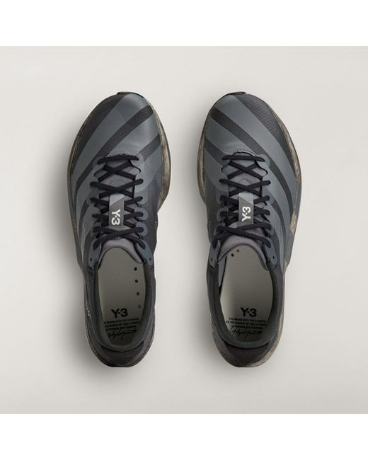 Adidas Black Y-3 Adios 9 Trainers for men