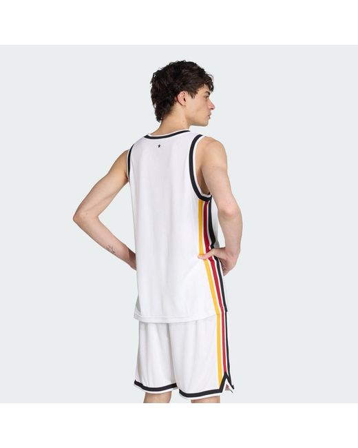 Adidas Gray Dbb Basketball Home Jersey for men