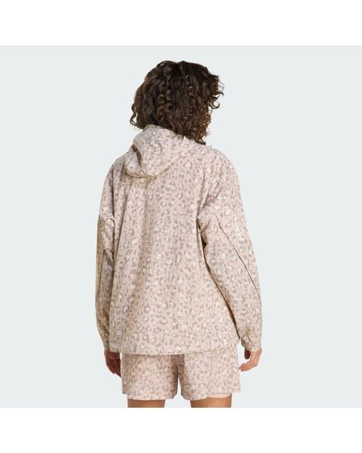 Adidas Natural Terrex Xploric Clima365 Printed Wind Anorak