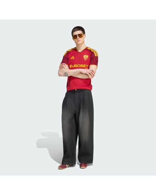 Adidas Red As Roma 26/27 Home Jersey for men
