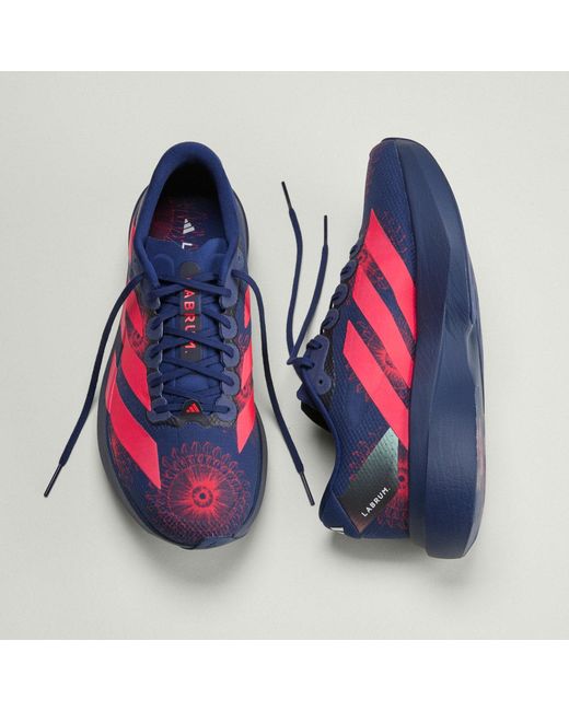 Adidas Blue Adizero Evo Sl X Labrum Athletic Shoes for men