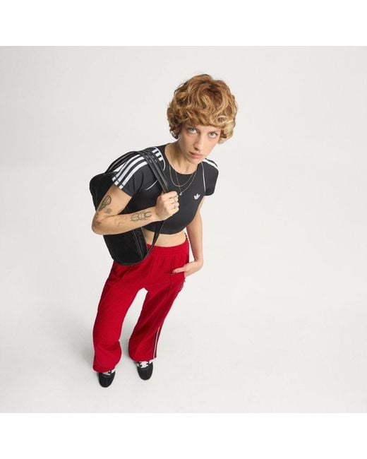 Adidas Black Originals Sport Superstar Bra Tee