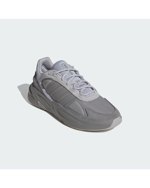 Adidas Gray Ozelle Cloudfoam Shoes