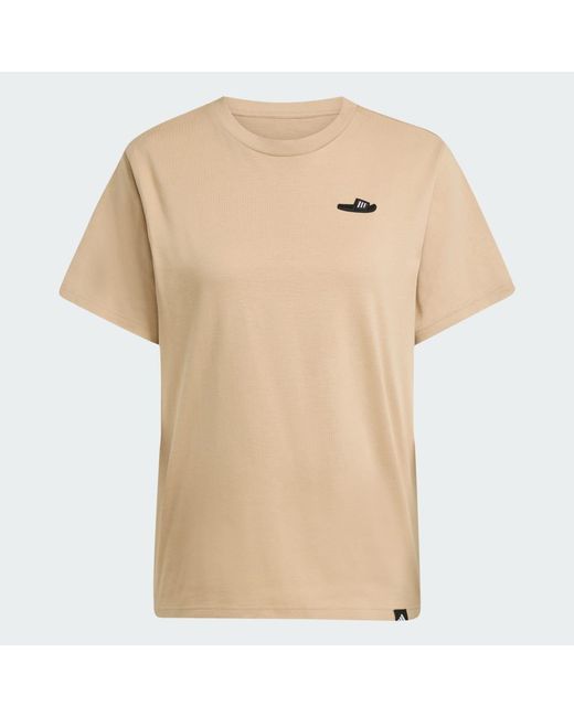 Adidas Natural Slide Graphic T-Shirt