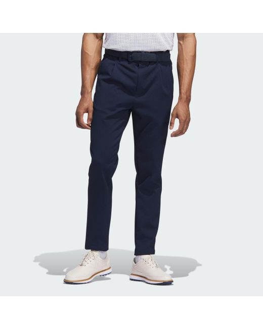 Pantaloni Plissettati di Adidas in Blue da Uomo