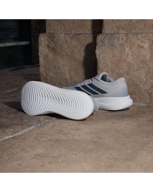 Adidas Gray Runfalcon 6 Cloudfoam Running Shoes for men