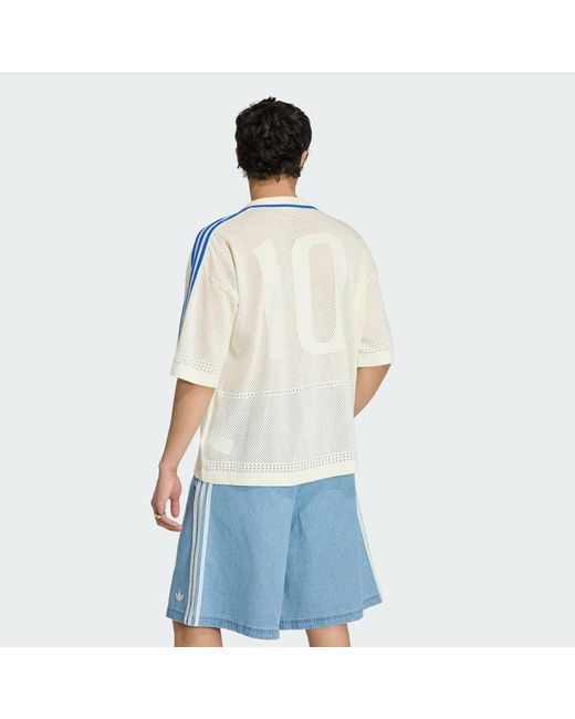 Adidas Blue Lifestyle Knitted Resort Shirt Kx1223 for men