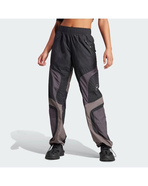 Pantaloni da allenamento by Stella McCartney Woven di Adidas in Black