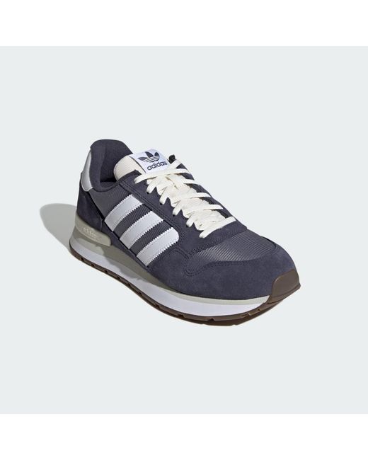 Adidas Blue Zx 500 Rs Shoes