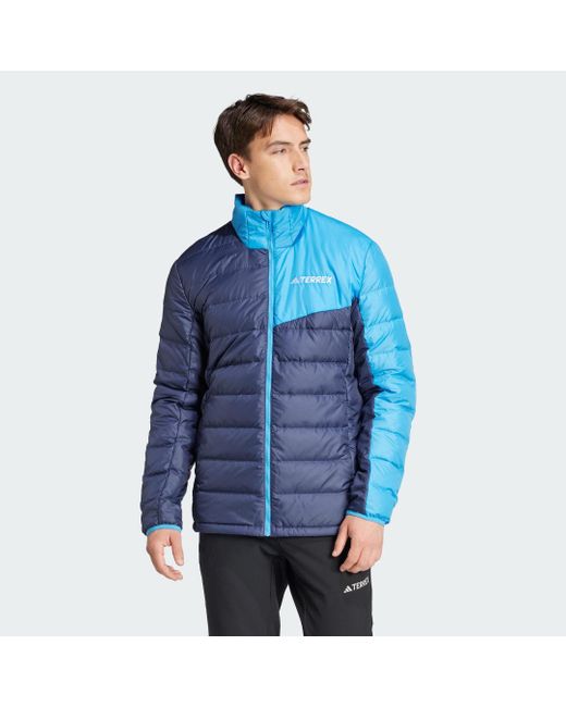 Adidas Blue Terrex Multi Light Down Jacket for men