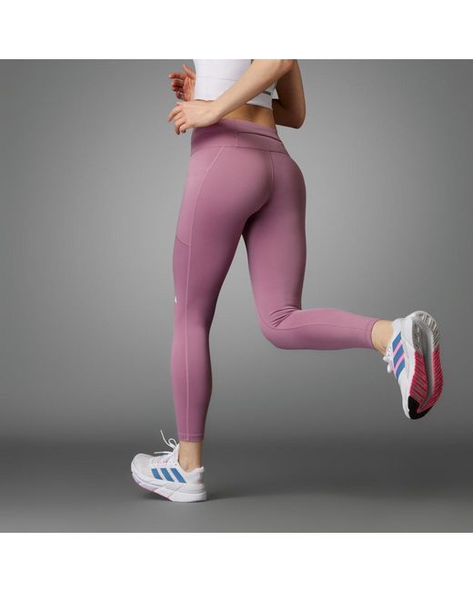 Adidas Purple Dailyrun 7/8 Leggings