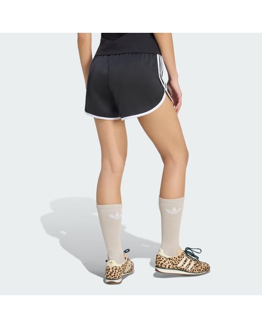 Adidas Blue 3 Stripes Sprinter Shorts