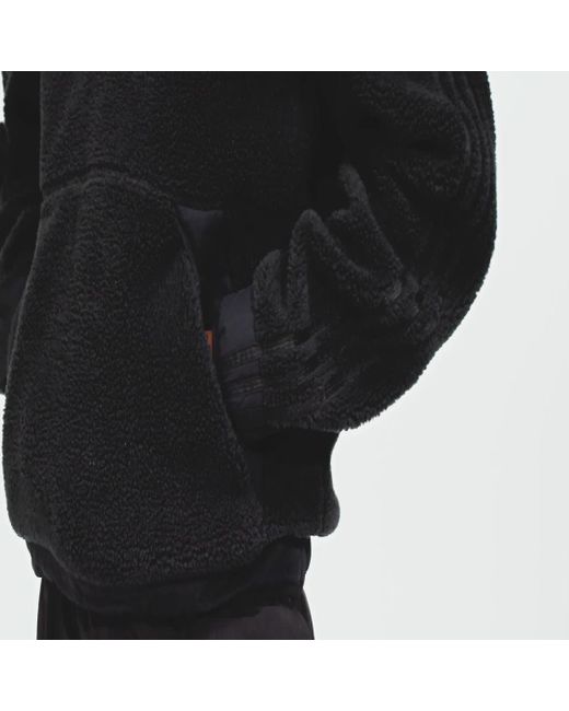 Adidas Black Premium Essentials+ 1/2 Zip Top for men