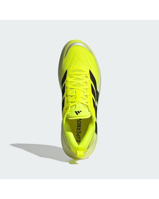 Adidas Yellow Supernova Glide Sneakers for men
