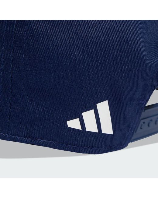 adidas Linear Baseball Cap in Blue | Lyst UK