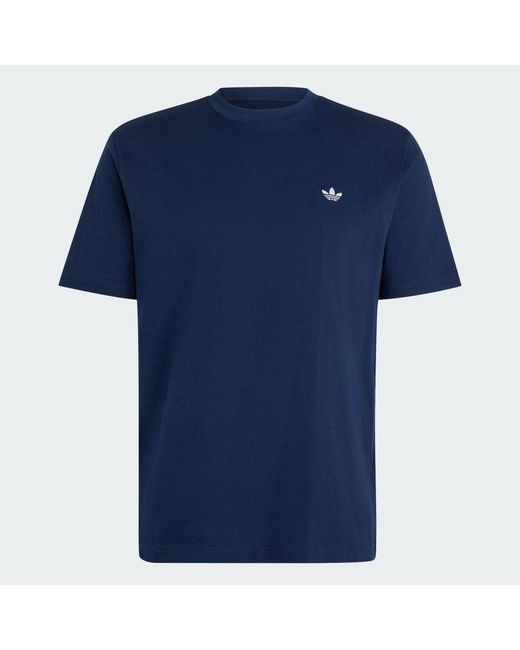 Adidas Blue Trefoil Essentials T-Shirt for men