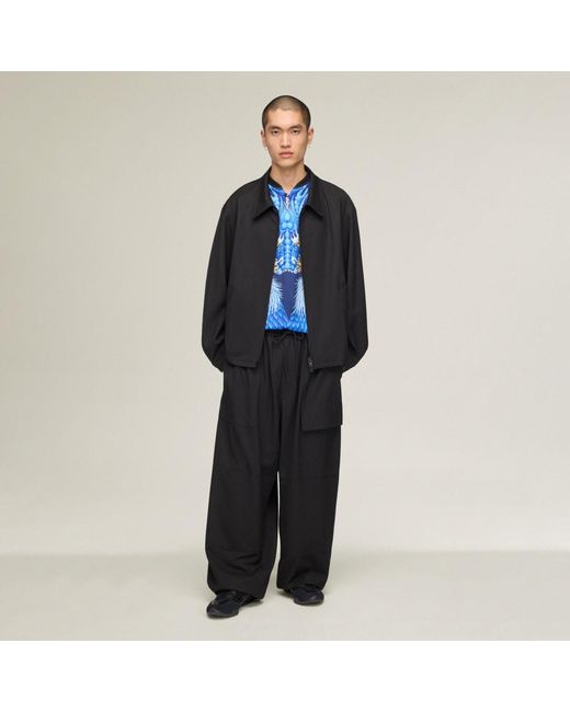 Adidas Black Y-3 Wool Tailored Blouson Jacket for men