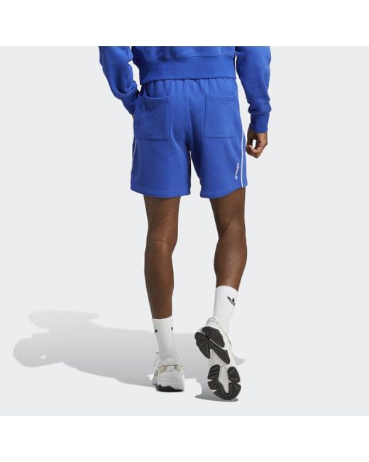 Adidas Blue Adicolor Seasonal Archive Shorts for men