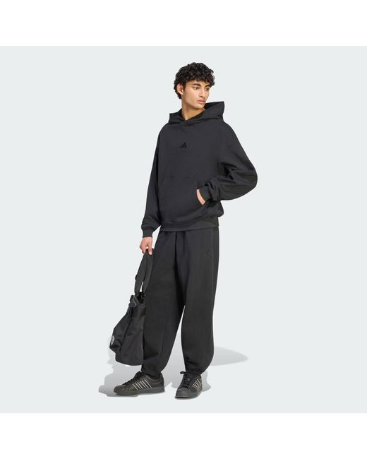 Adidas Black Kit Small Logo Hoodie for men