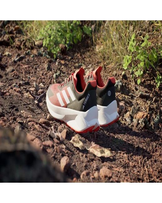 Adidas Red Terrex Soulstride Flow Trail Running Shoes