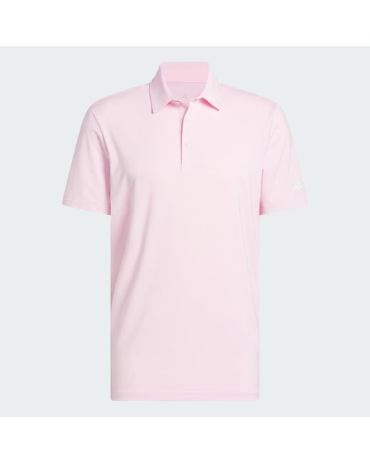 Adidas Red Ultimate365 Solid Polo Shirt for men