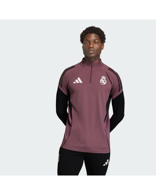Adidas Purple Real Madrid Tiro 25 Competition Training Top for men