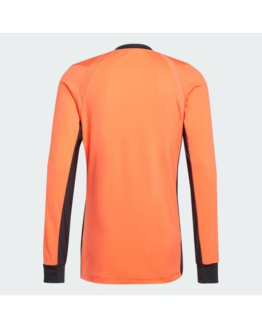 Adidas Orange Referee 24 Long Sleeve Jersey for men