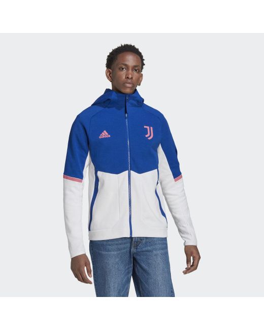 Adidas Blue Juventus Anthem Jacket for men