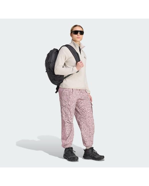 Adidas Pink Terrex Xploric Clima365 Cargo Tracksuit Bottoms