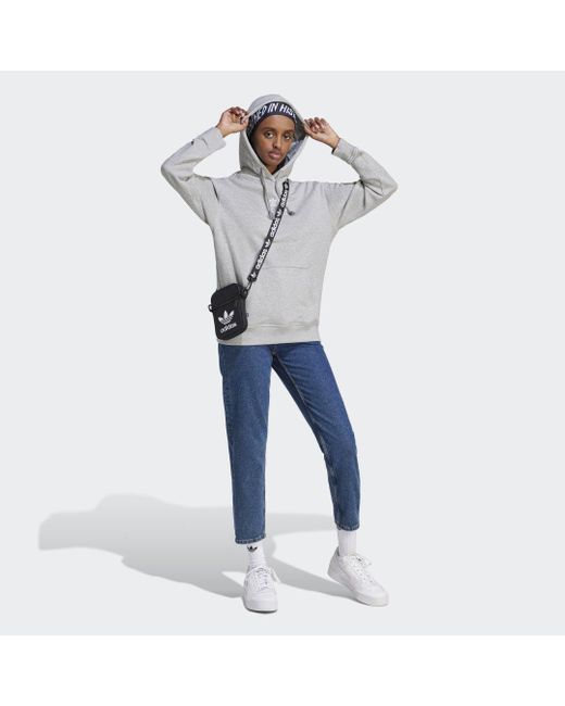 Adidas Gray Adicolor Essentials Regular Hoodie