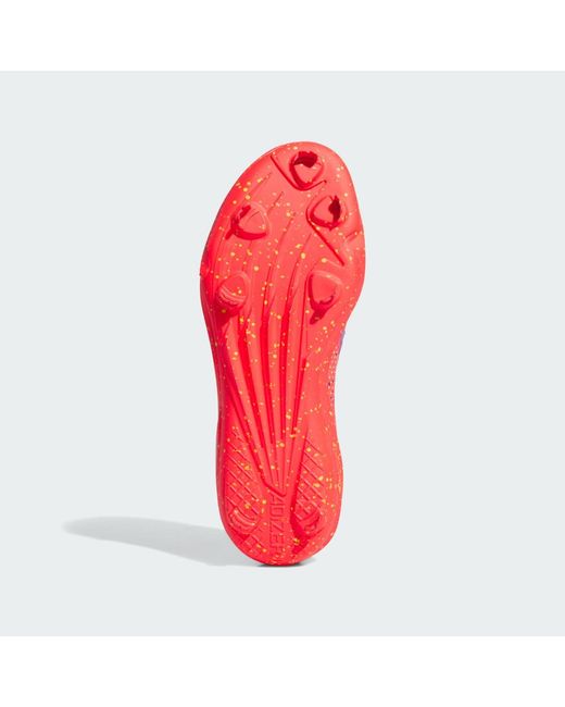 Adidas Red Adizero Electric+ 2.0 Shades Cleats for men